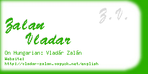 zalan vladar business card